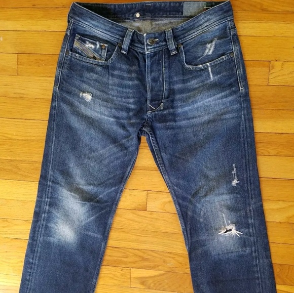 Diesel Other - DIESEL Larkee Straight Leg Distressed Jeans 